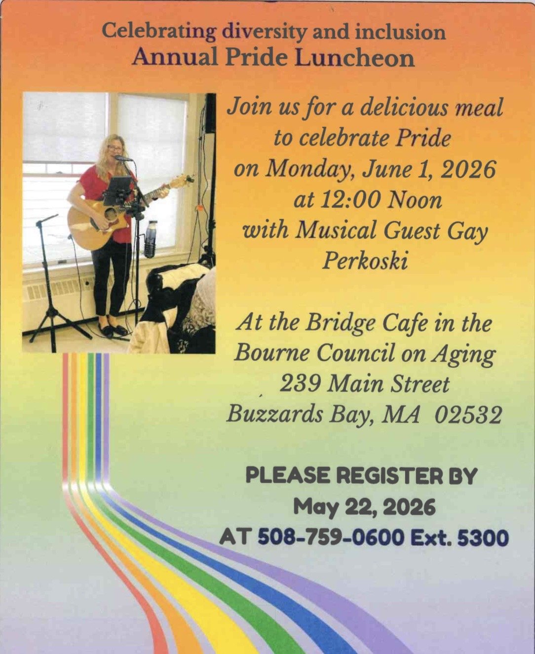 Bourne Council on Aging Pride luncheon 