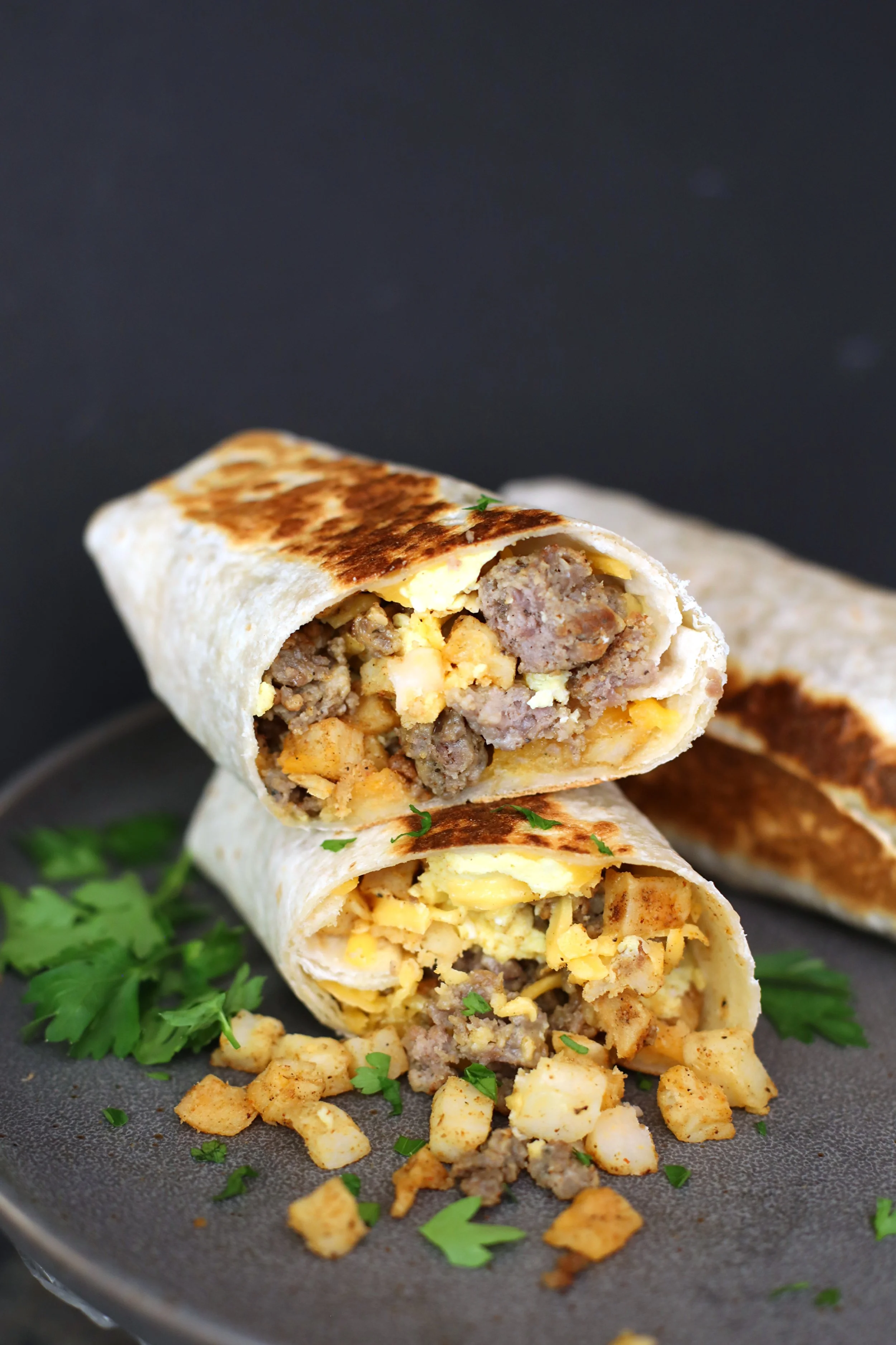 6/30 Delivery: Sausage, Egg & Cheddar Breakfast Burrito
