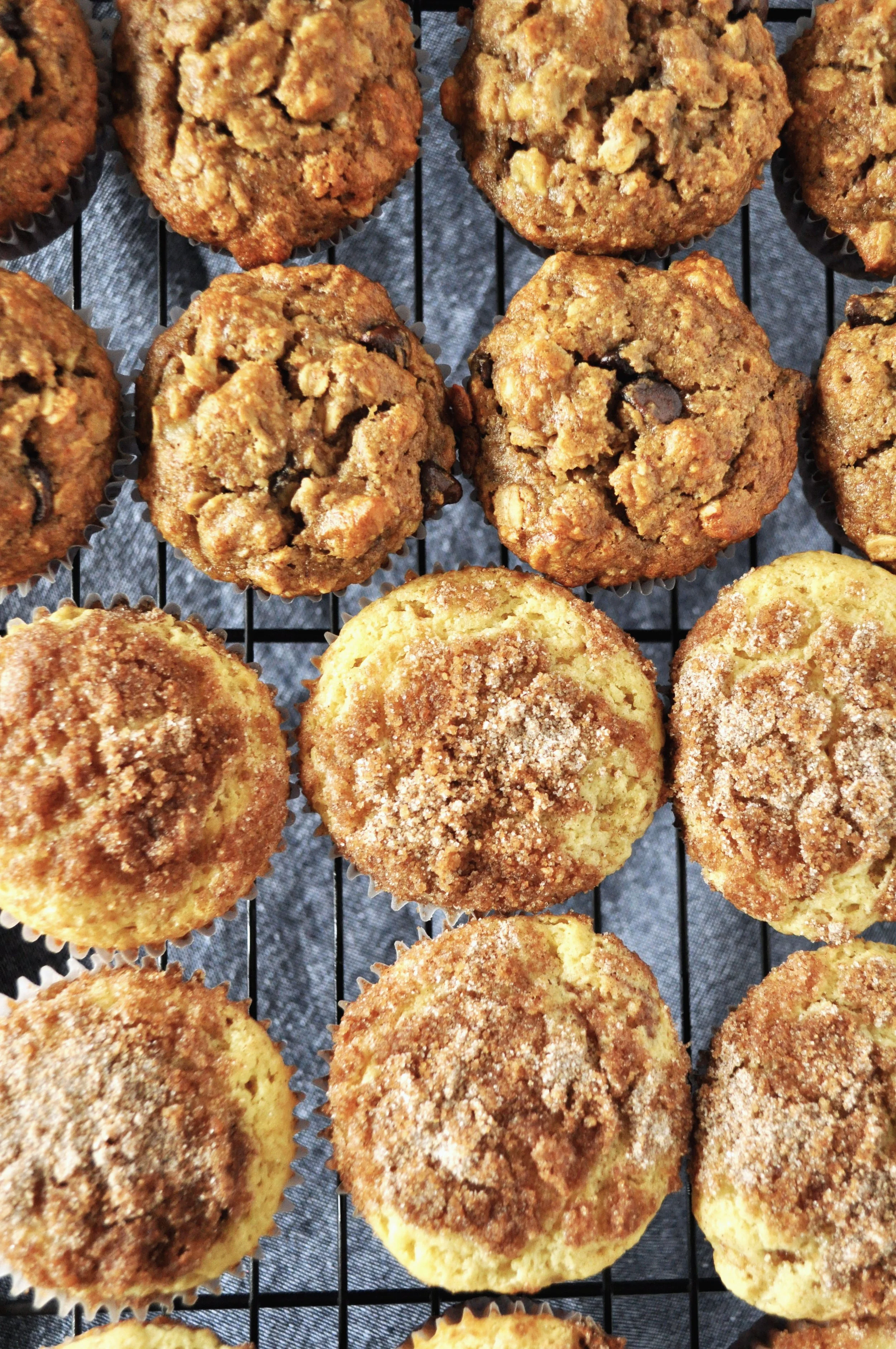 Coffee Cake Muffins and Banana Choc Chip Protein Muffins.jpg