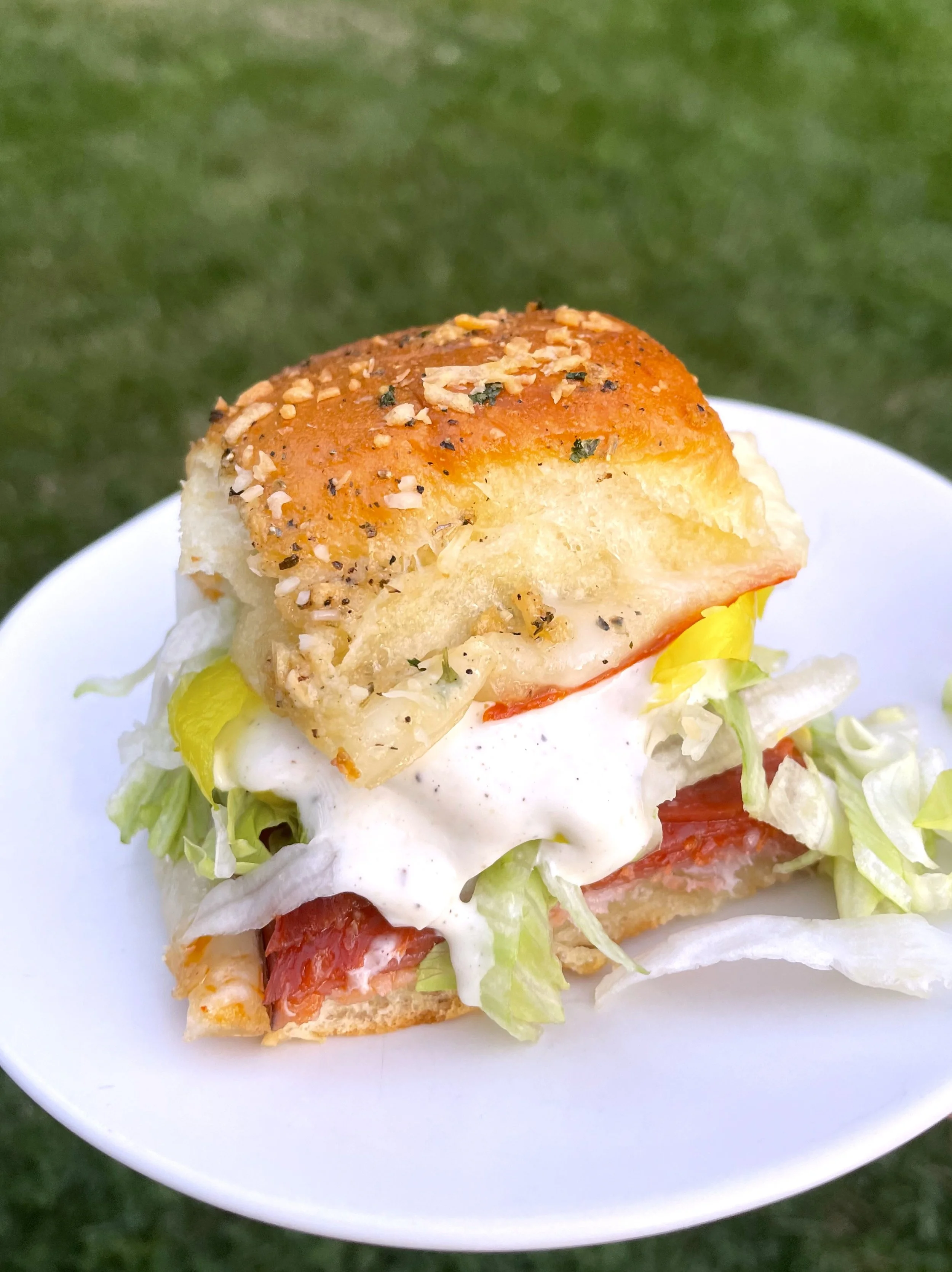 10/13 Delivery: Italian Sliders & Salad