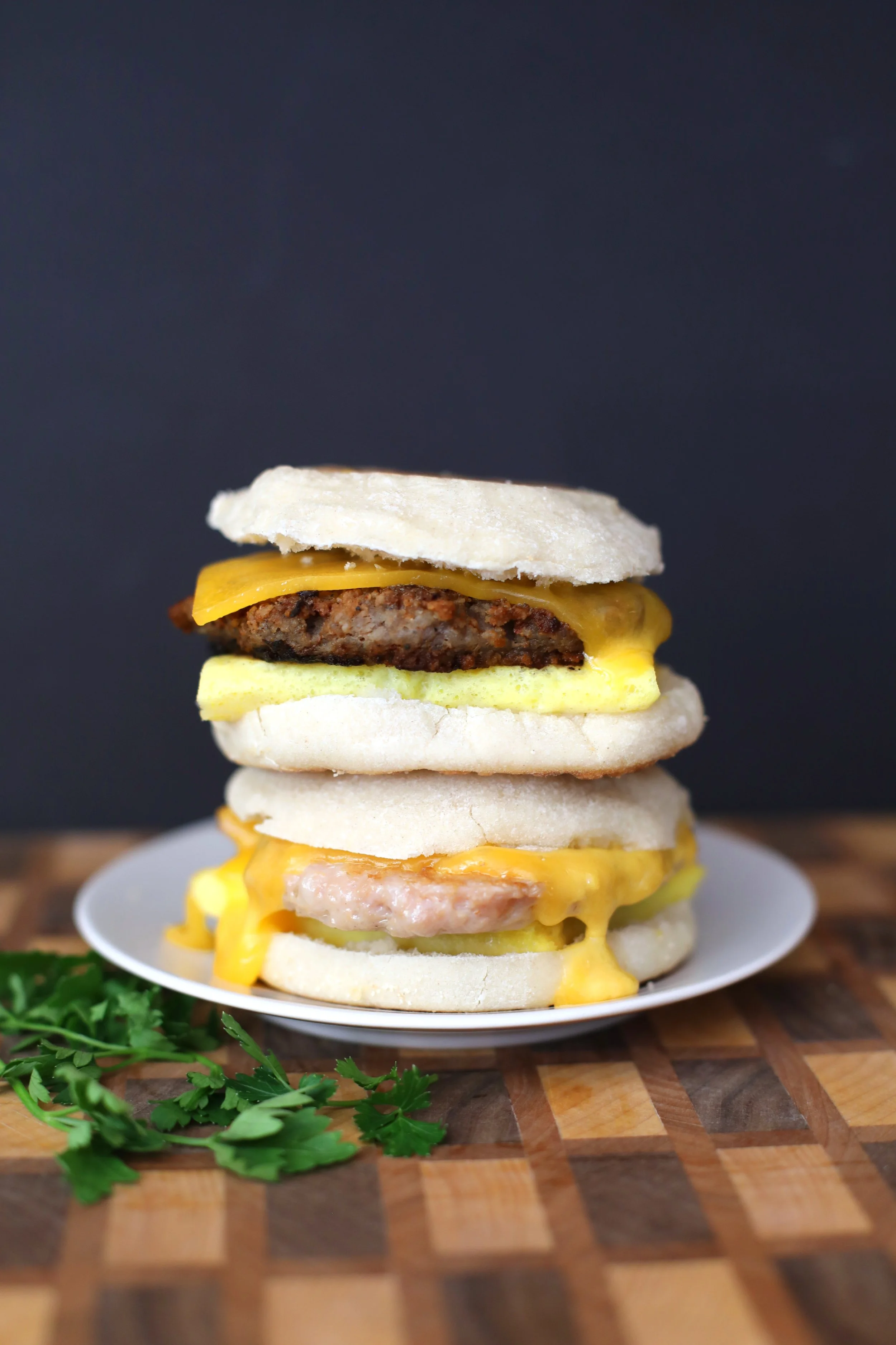 6/30 Delivery: Pork Sausage Breakfast Sandwich