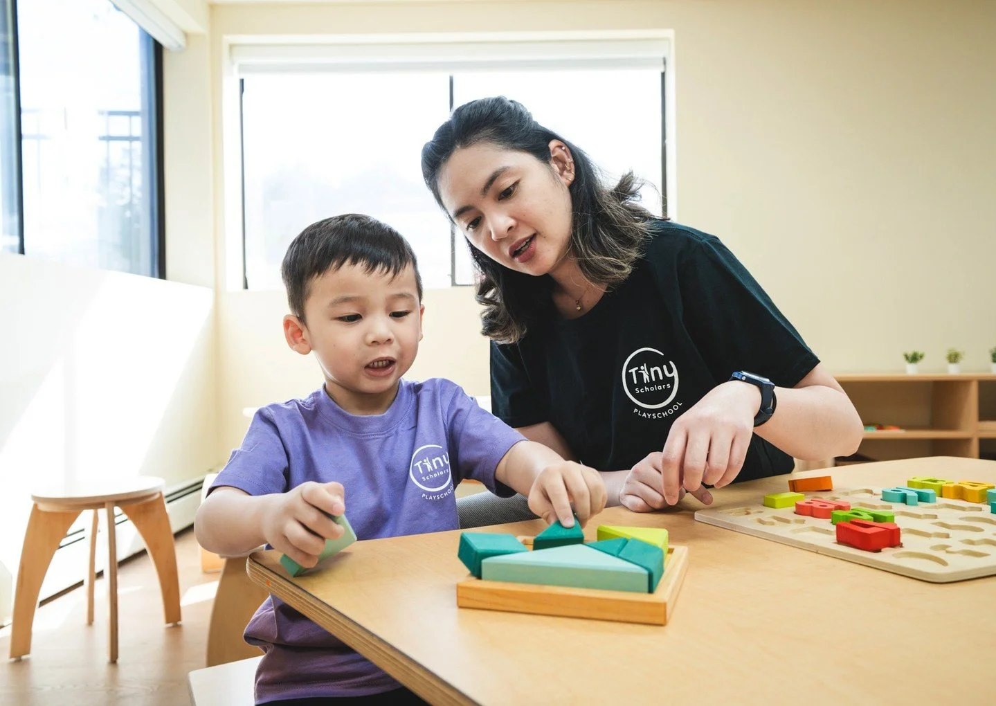 🧩 Meaningful moments start with simple things &mdash; like a puzzle, a smile, and a helping hand.

At Tiny Scholars, our educators are here to guide, encourage, and celebrate every step of your child&rsquo;s learning journey.

📅 Come meet them in p