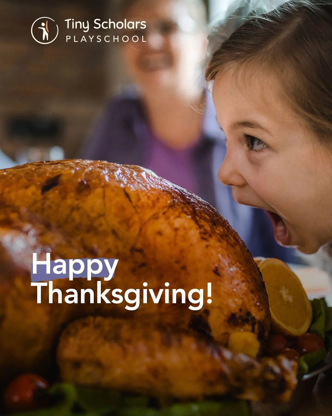 Grateful for tiny hands, big hearts, and endless giggles. 🦃💛 Happy Thanksgiving from our little scholars to yours! #TinyScholars #ThankfulAndBright