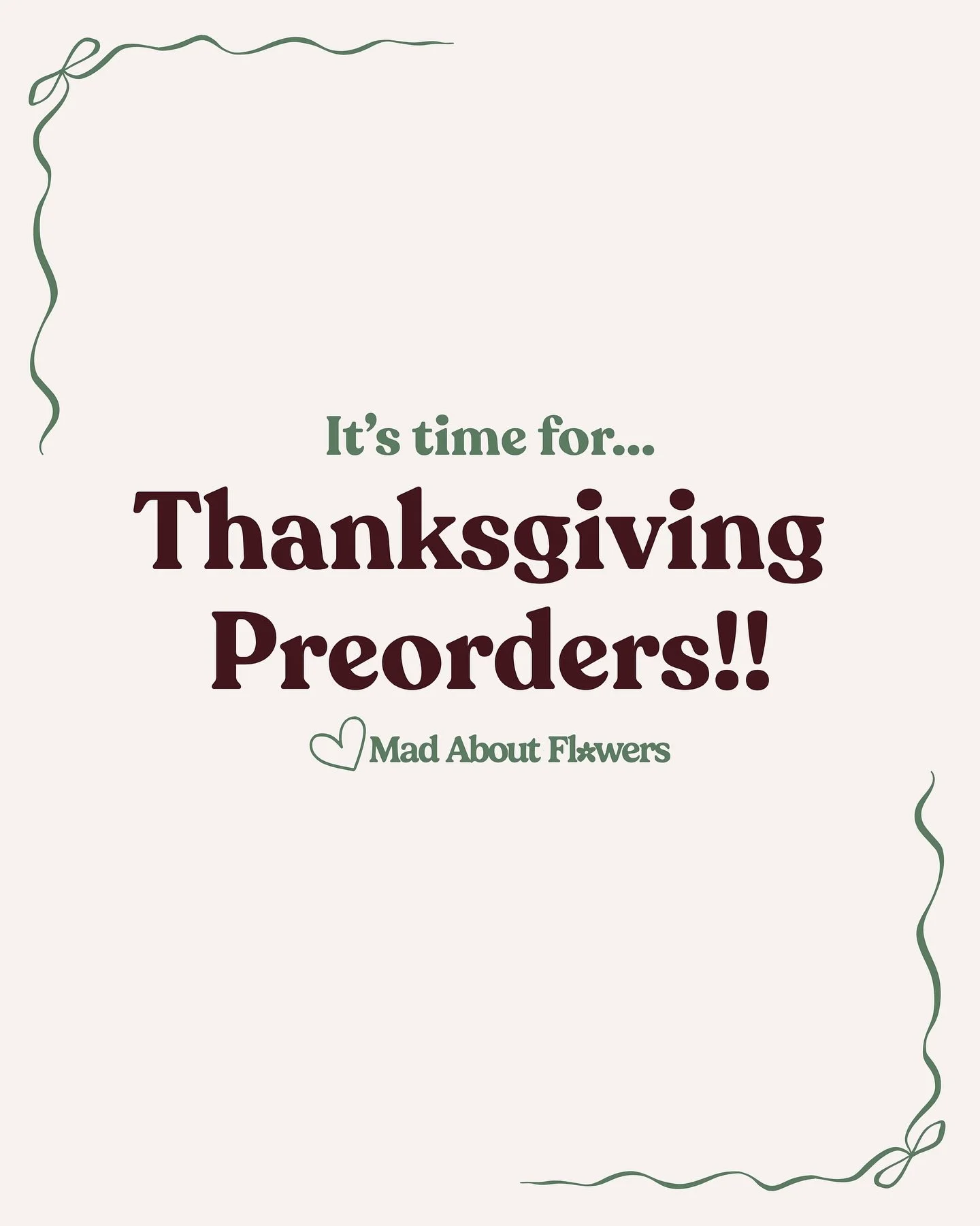 Hosting Thanksgiving this year? Whether you’re the family chef or just in it for the wine and vibes, a floral moment belongs on your tableπ· Thanksgiving preorders are now open. Let’s make your table beautiful!!