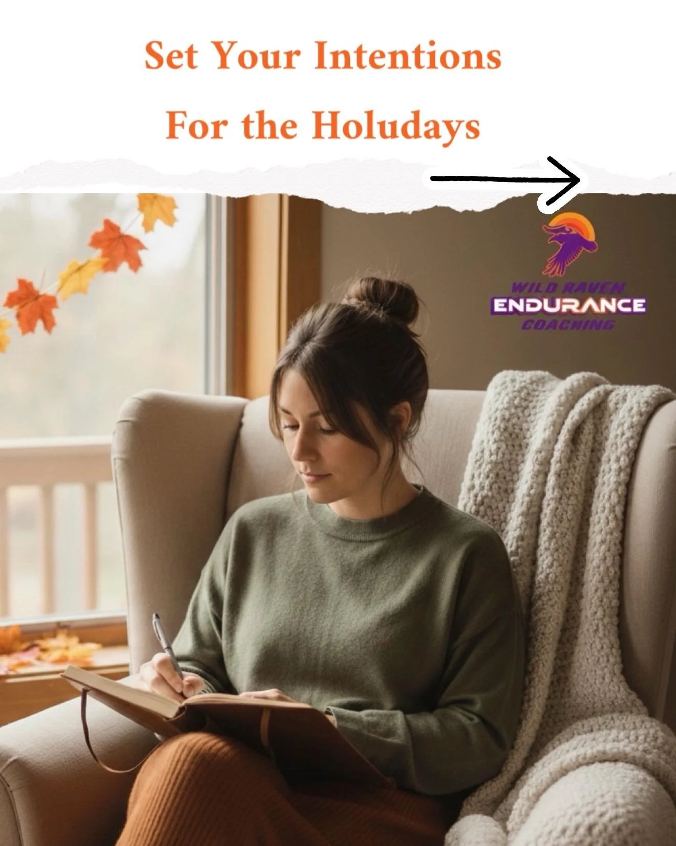 With the holidays approaching it is important to stay on top of your physical and emotional health.  Take some time to set your intentions for the holidays.
Will you focus on daily movement, mindfulness, &quot;me time&quot;, healthy eating, a healthy