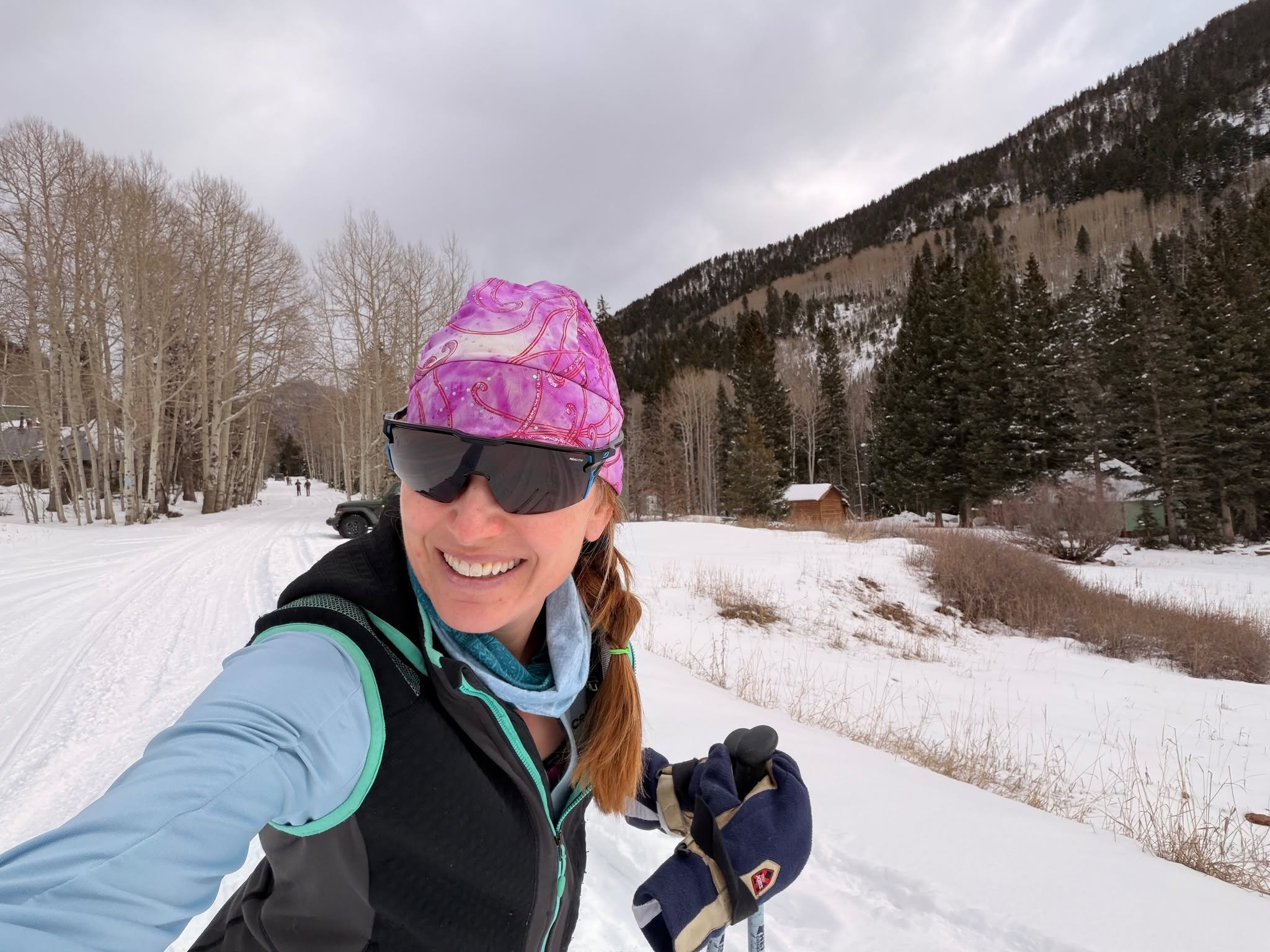 About 40% of my athletes have some sort of respiratory virus with a bad cough right now.  Taking time off is hard and not fun.
After a week of feeling horrible and sleeping as much as possible, today I felt a bit better.  I was really itching to move