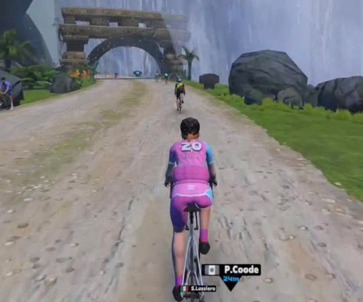 This morning was a nice ride on the trainer! I took it easy as I&rsquo;m on antibiotics for a sinus infection but it felt really good to move!
Zwift is an absolute blast and I&rsquo;m excited to use it more this winter to prepare for a spring bike ra