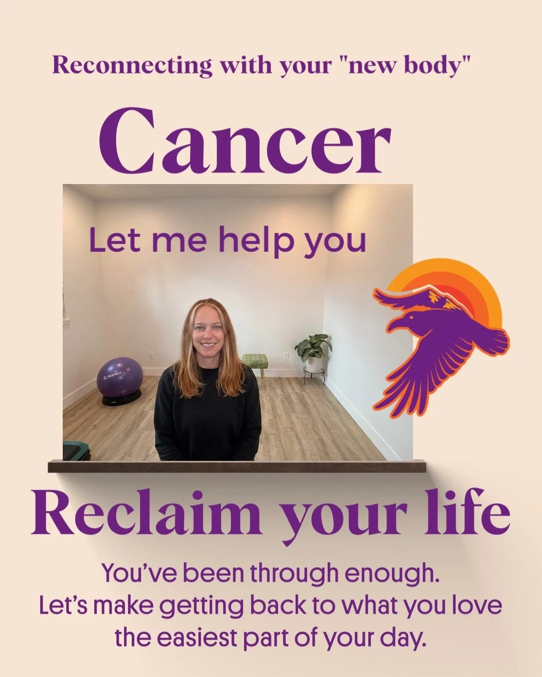 Reconnecting with your "new body" after cancer.

Cancer treatment changes things. You might be dealing with neuropathy that makes every step feel uncertain, or a loss of balance that has stolen your confidence. It&rsquo;s common to feel lik