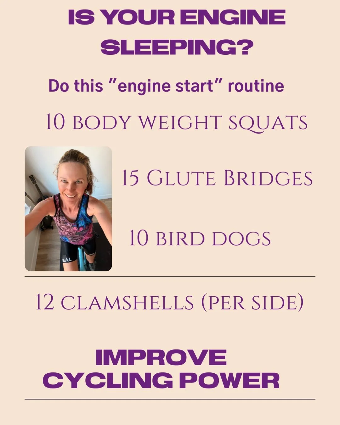 Most cyclists think power comes from the quads. But your real "big block" engine? It&rsquo;s your glutes.

If you spend your day sitting at a desk and then jump straight onto the saddle, there&rsquo;s a good chance your glutes are "asl