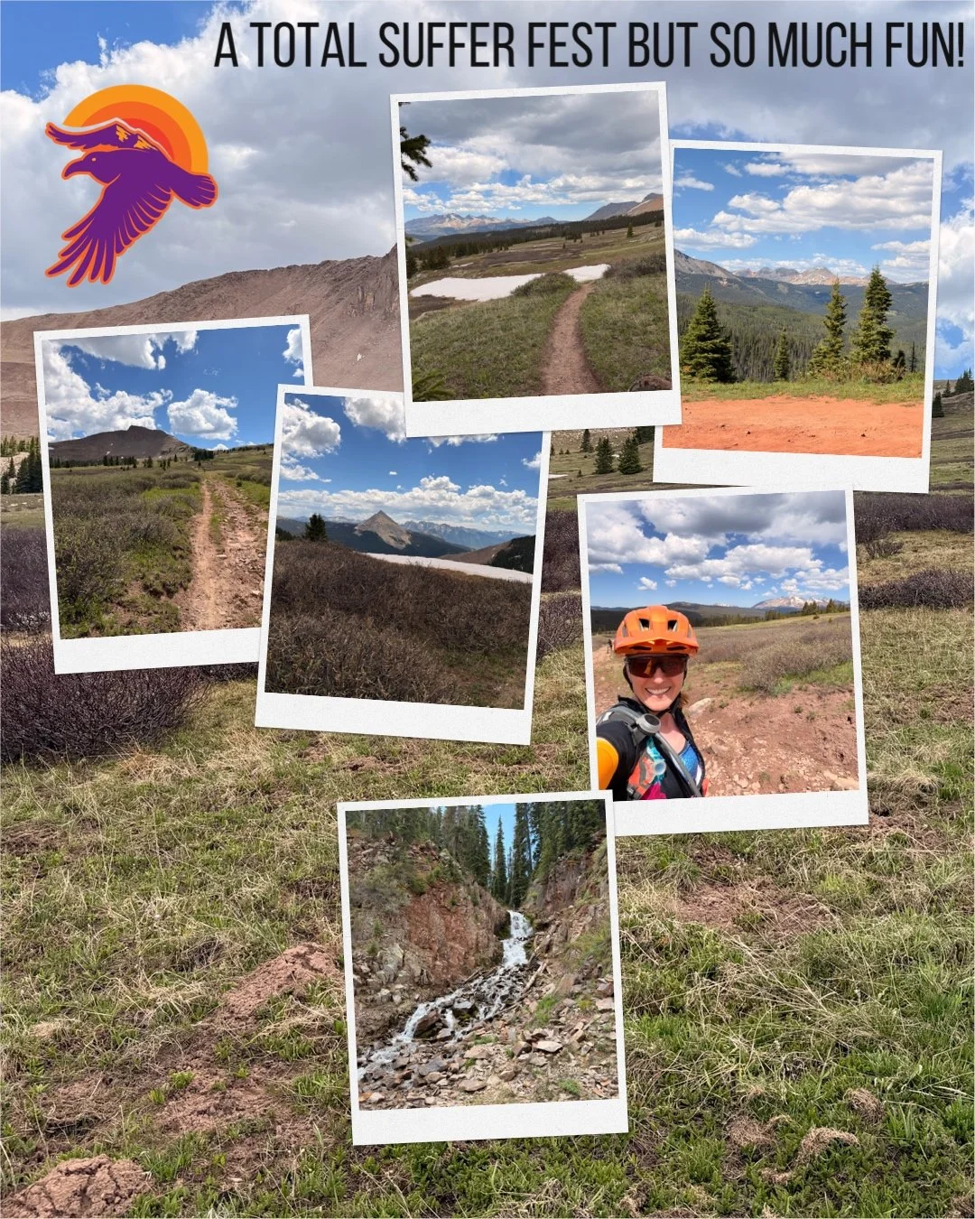 This weekend is going really well!  We are camping with friends, have another friend who we saw briefly but will spend some time with tomorrow and I did 42 miles of mountain biking today with 5300 feet of climbing! 
I suffered like crazy but also had