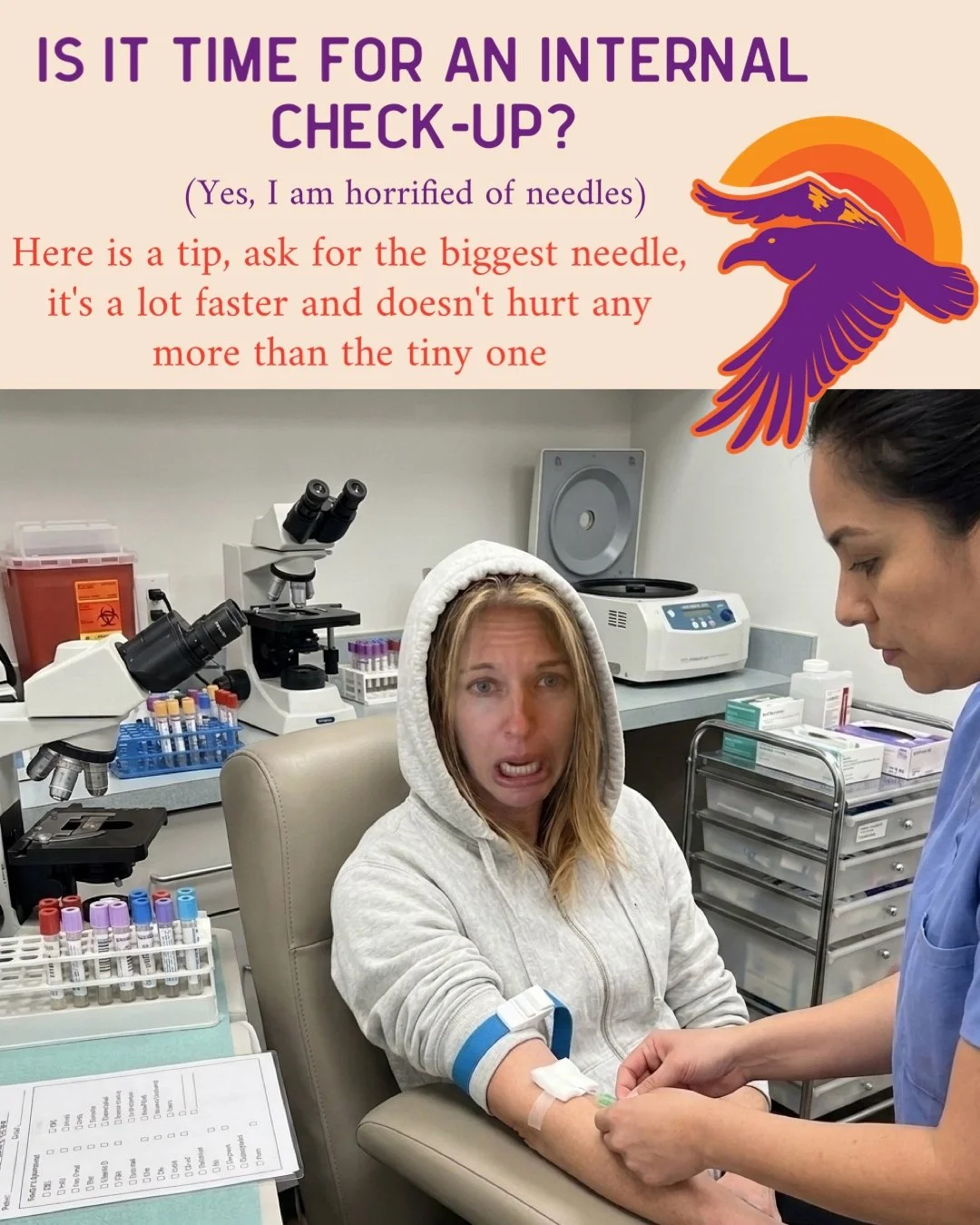 When was the last time you looked at the most important piece of training, your own internal environment?  I have bloodwork annually and even though I am scared of needles, it is part of my training.
If you are a committed athlete, an annual bloodwor