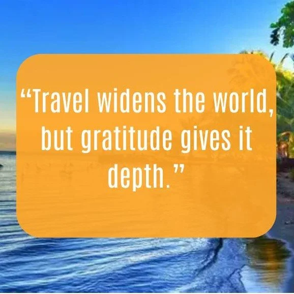 Happy Thanksgiving. This season is a reminder to slow down and appreciate every border crossed, every flavor shared, and every moment that shifted my perspective. Grateful for the journey and the growth it brings.