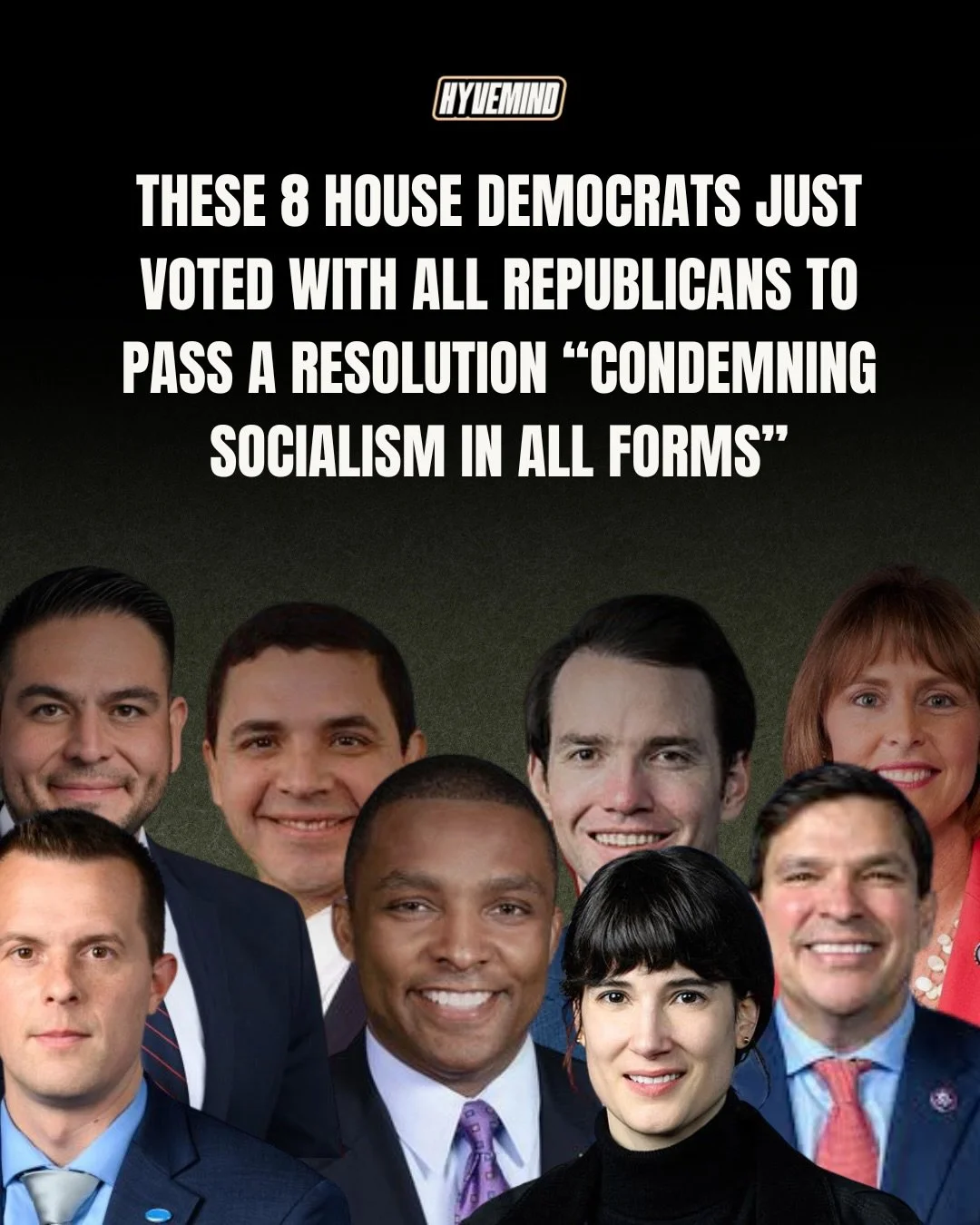 Eight Democrats joined every House Republican to pass a resolution &ldquo;condemning socialism in all its forms,&rdquo; bundled with a call to pass the SAVE Act.

This is political theater while Americans are dealing with crushing housing costs, medi