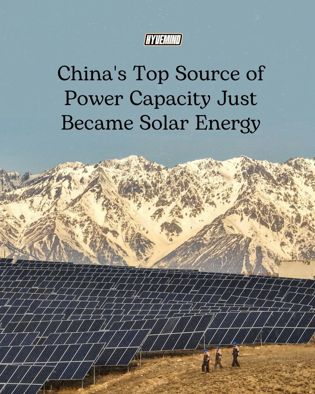 China just hit a milestone the U.S. should be paying attention to.

Solar is now China&rsquo;s largest source of installed power capacity,  surpassing coal for the first time. By the end of July, China had 1,286 GW of solar capacity, accounting for r