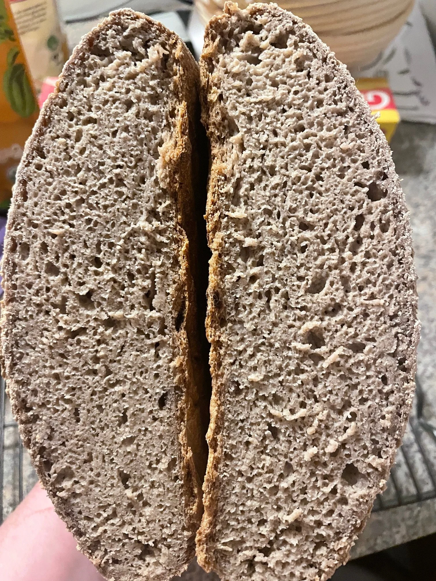 Gluten free sourdough test 1