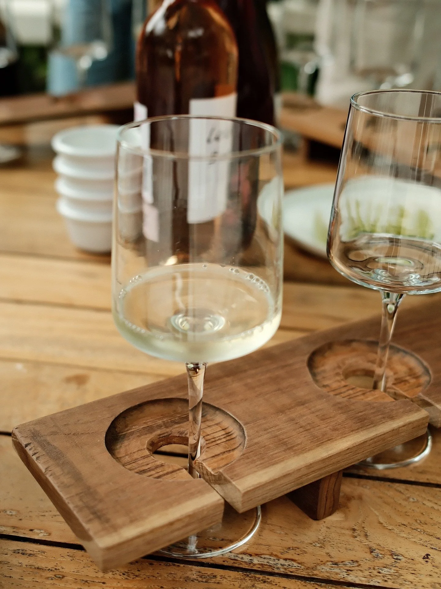 we tried to do a &ldquo;small tasting&rdquo; but you know how that goes.