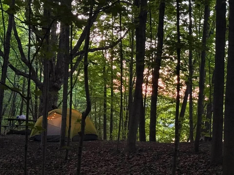Beautiful backpacking trip to Blind Lake in Pinckney. The weather was perfect and the plants and animals were coming alive! Tested out some new gear&hellip; loved my new tent and sleep pad but had some issues with the footprint. Discovered easy backp