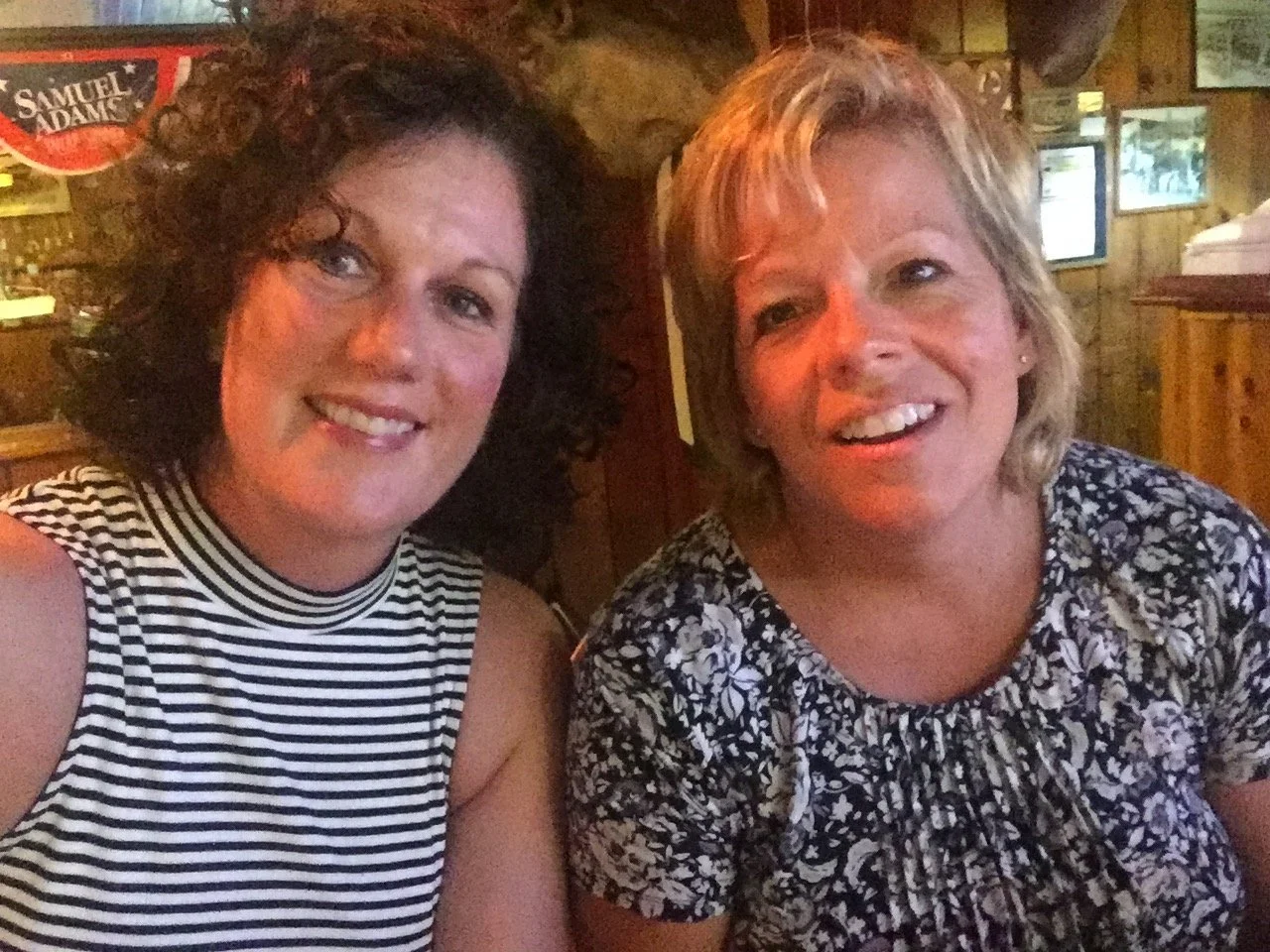 Nan and Deb, circa 2016 at Forester Inn