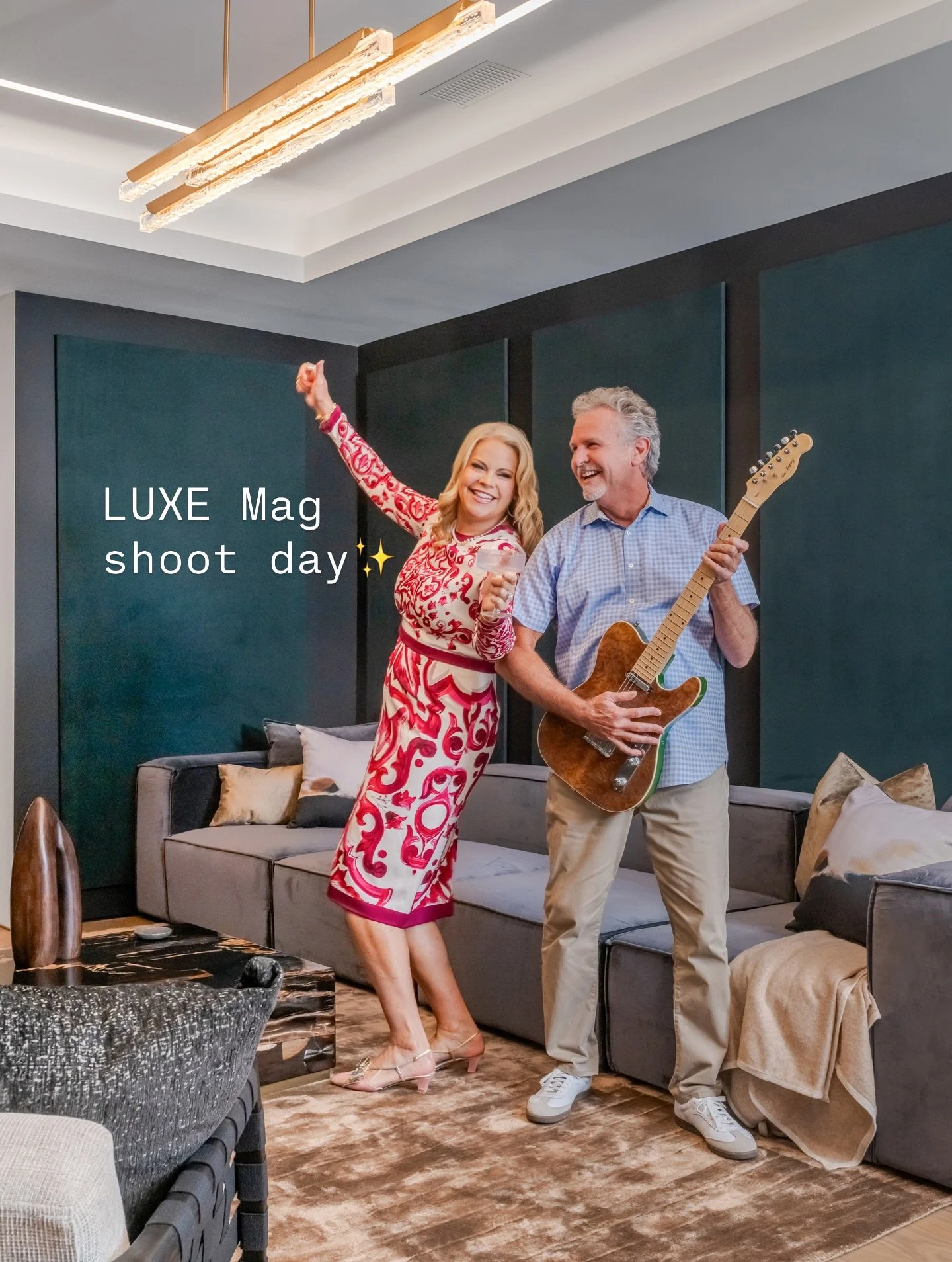 LUXE Interiors + Design Magazine edition coming this July 🤍✨

Not your typical shoot day&hellip; and definitely not your typical home 😏✨

Spent the day filming with our incredible architect Chris Light for LUXE Interiors + Design &mdash; capturing 