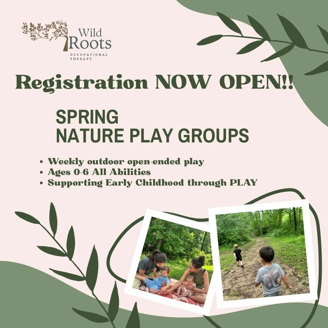 Maryville families!! Save your spot on one of our Nature Play Groups Today!! 

I am so excited to continue to grow the incredible communities of families and kiddos as we get outside, play, create, explore, and connect! 

What a special thing to buil