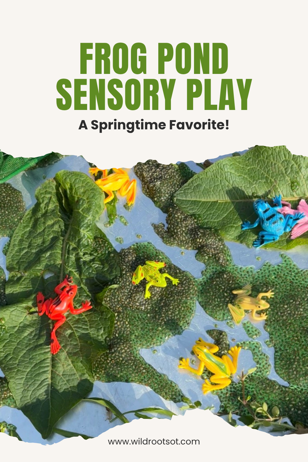 Frog Pond Sensory Play🐸