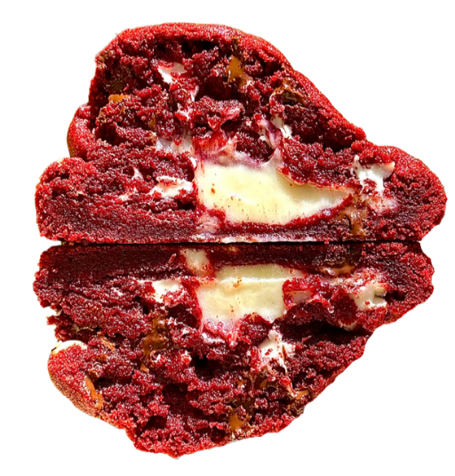 Red Velvet Stuffed Cookie