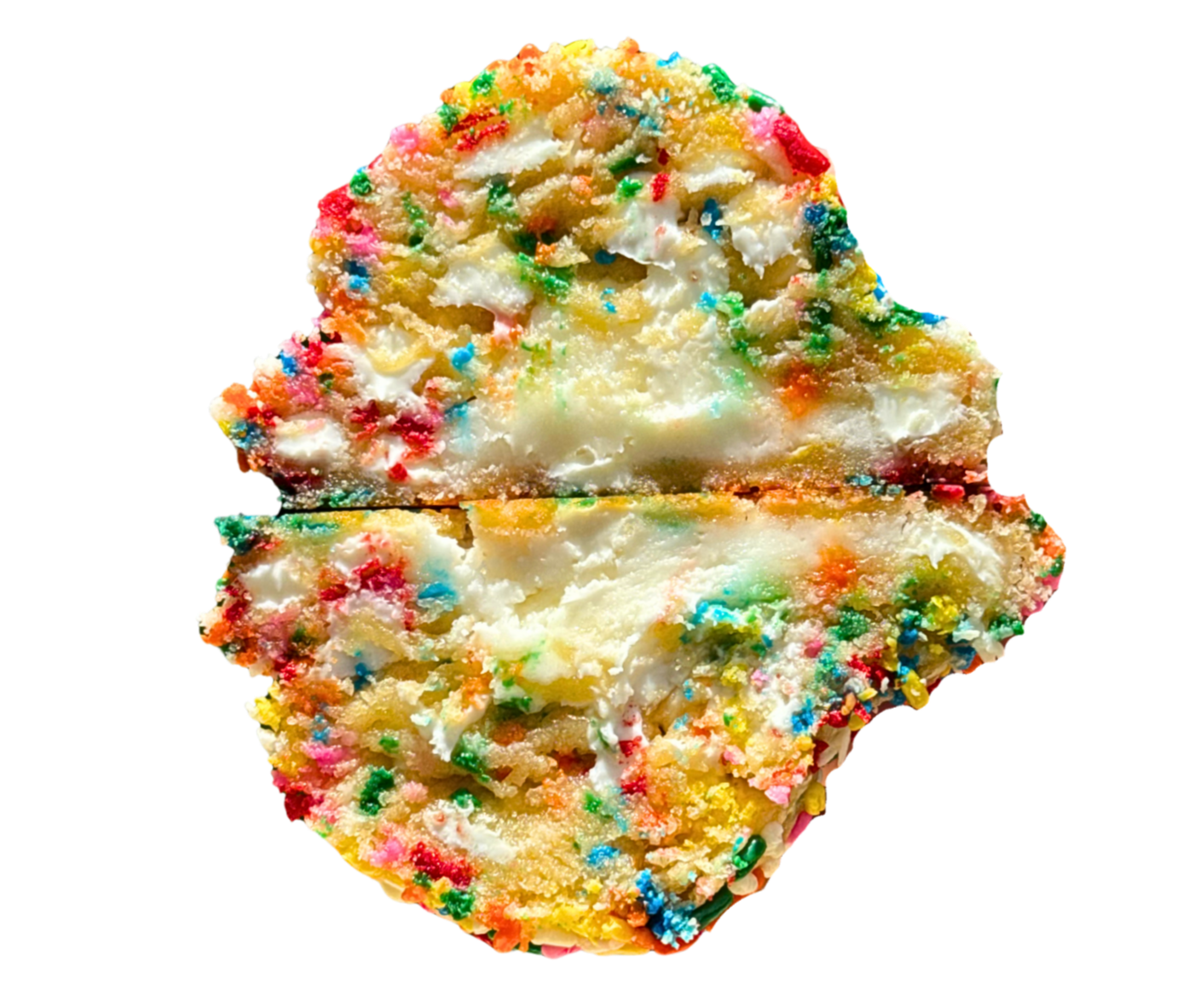 Birthday Cake Stuffed Cookie