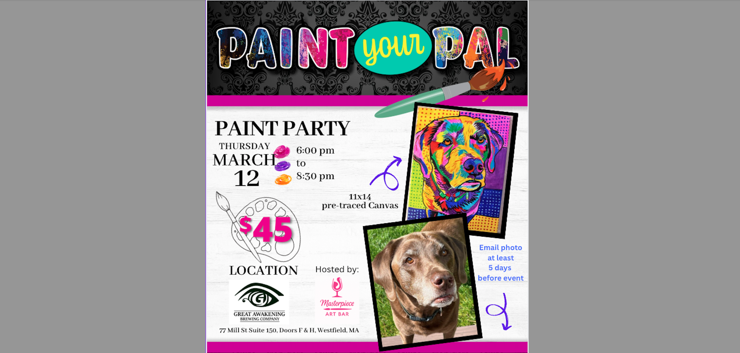 Paint your Pal! Pop Art Style