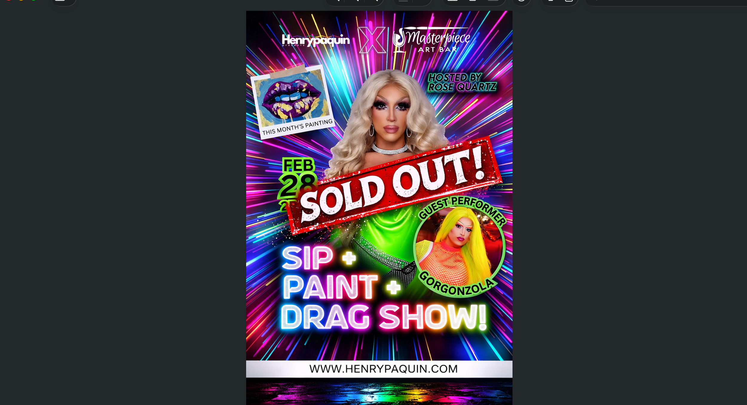 Drag Show & Paint Party!