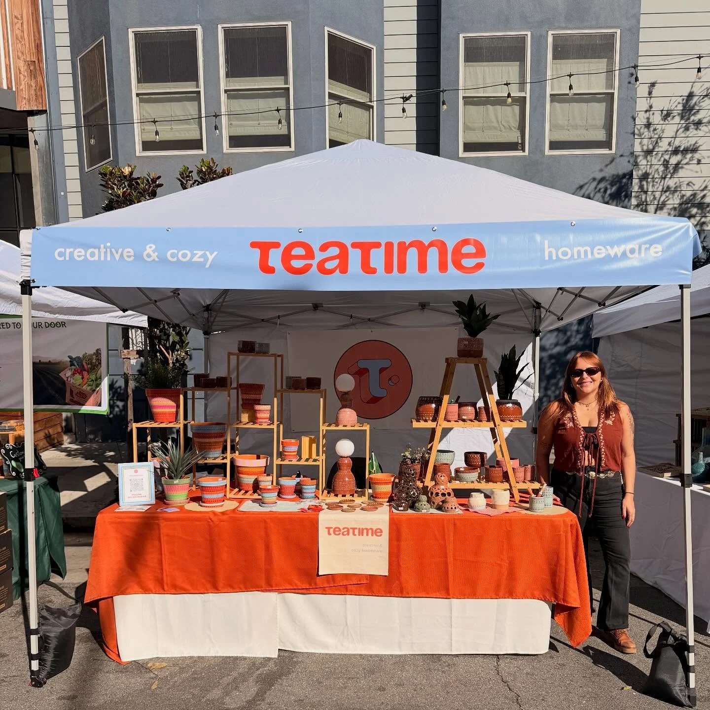 Thanks to everyone who came to Hayes Valley yesterday! It was a great warm sunny day in San Francisco ☀️ we loved meeting new customers and chatting with old ones, so heartwarming 🩵 stay tuned for next events!