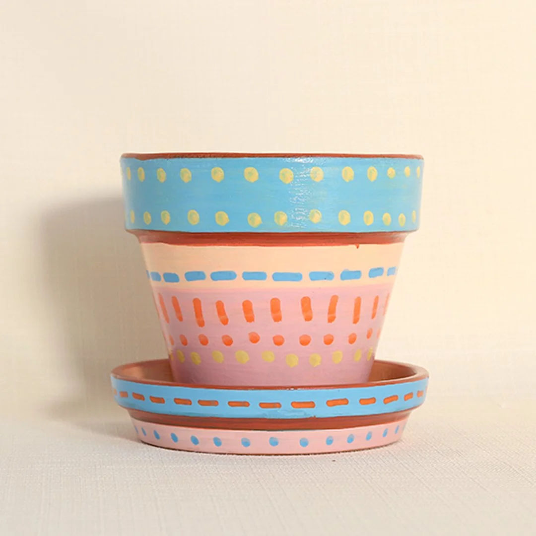 painted planter 4"