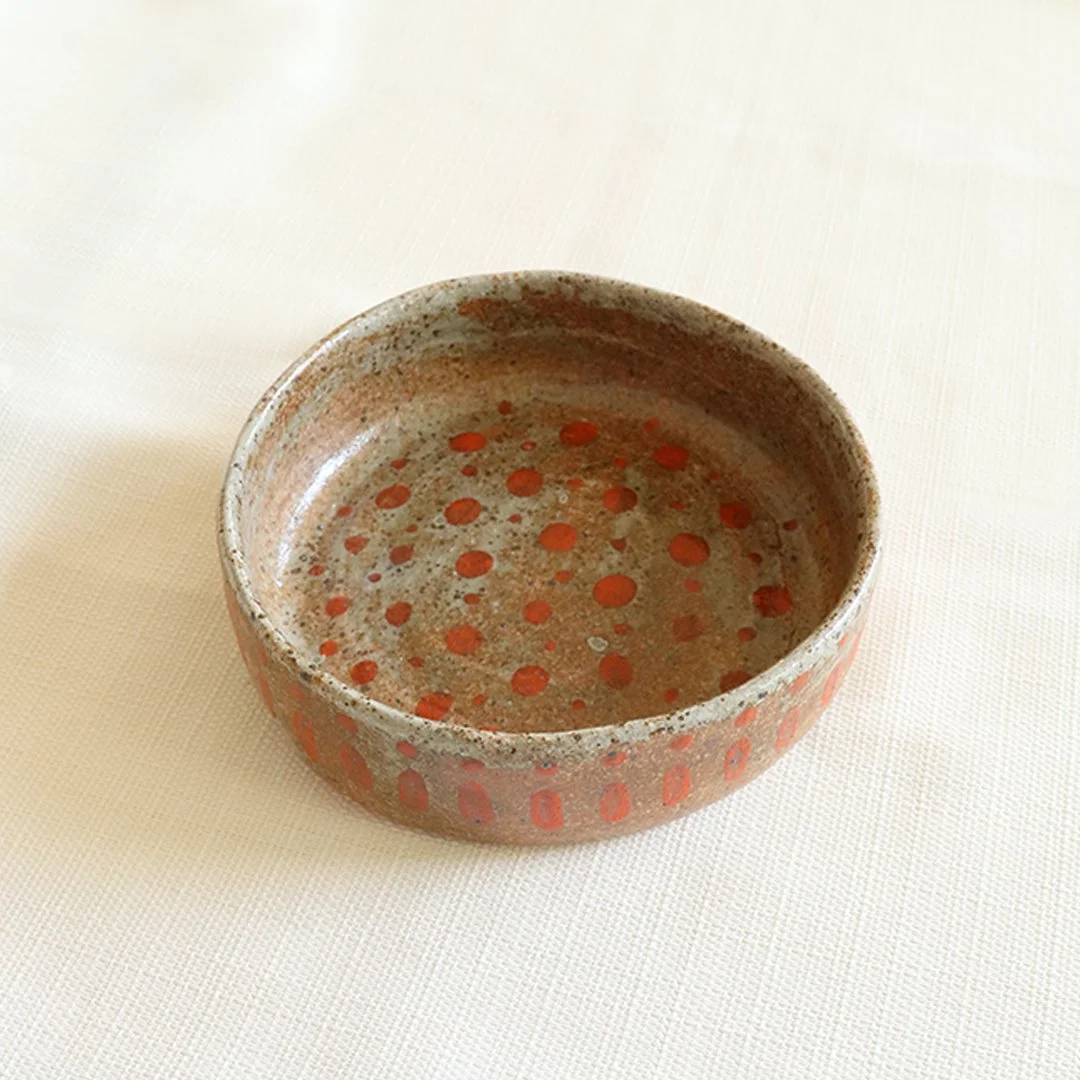 Orange Dots Bowl