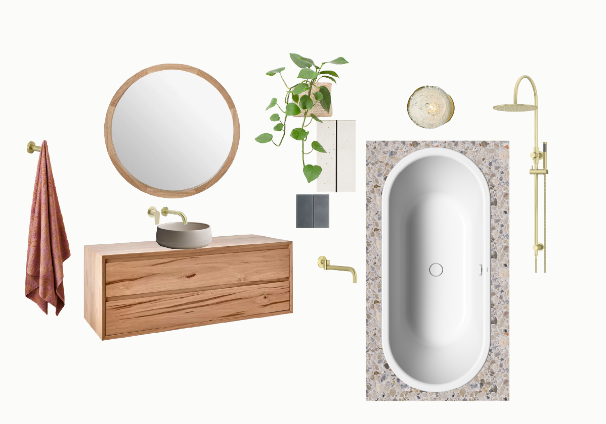 Bathroom and laundry design details by Oliv Interiors, Newcastle