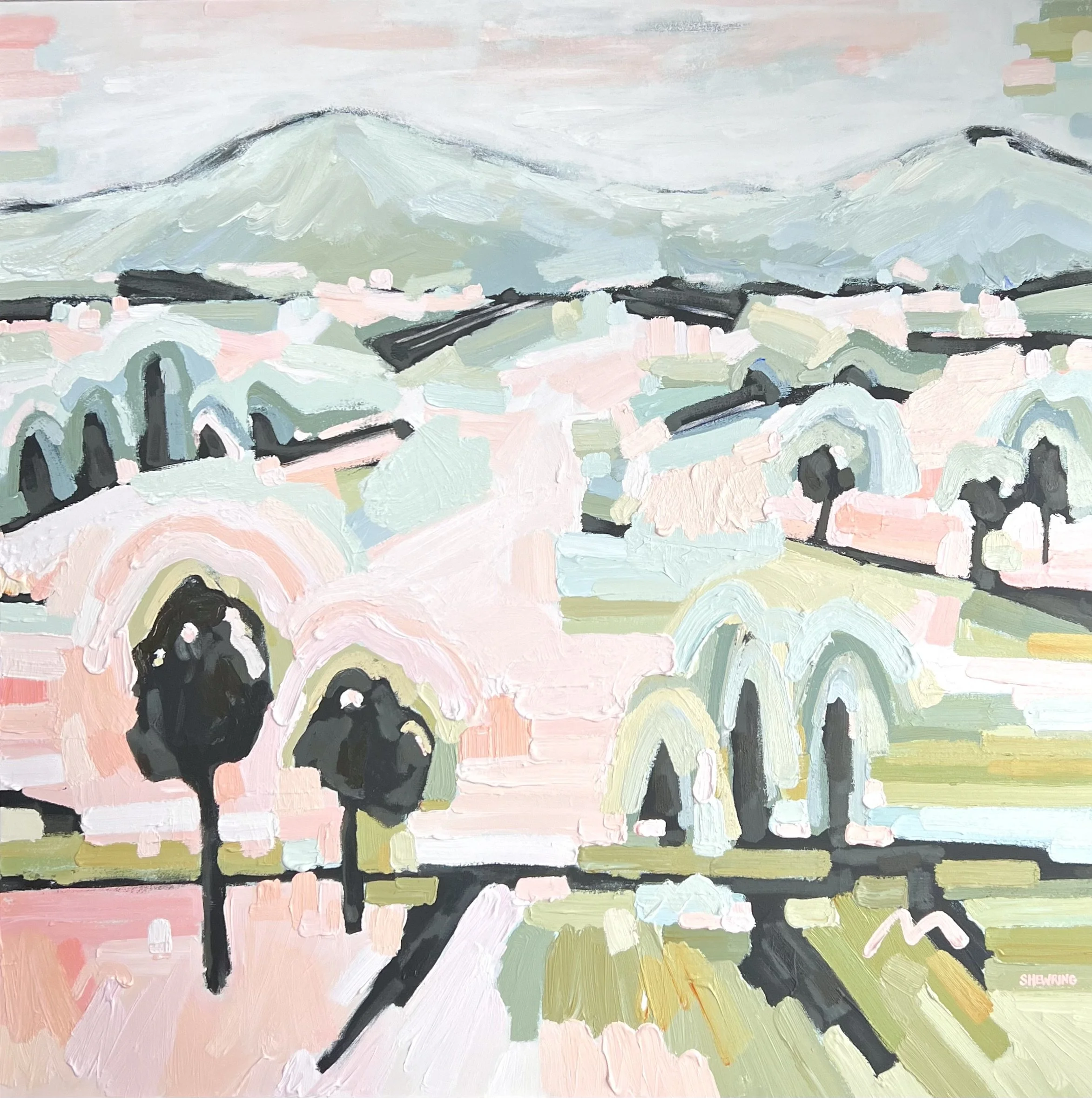 Love A Sunrise -Jen Shewring 100 x 100 cm acrylic on canvas.jpg
