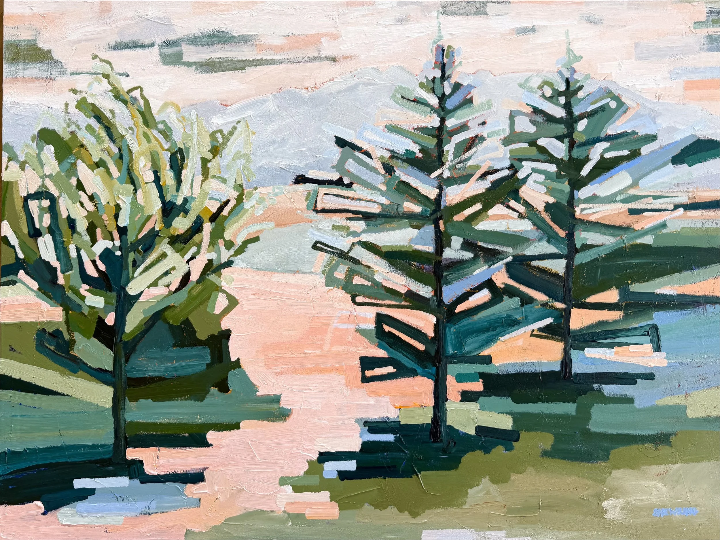 Love Our Walk On The Rail Trail - painting by Artist Jen Shewring.jpeg