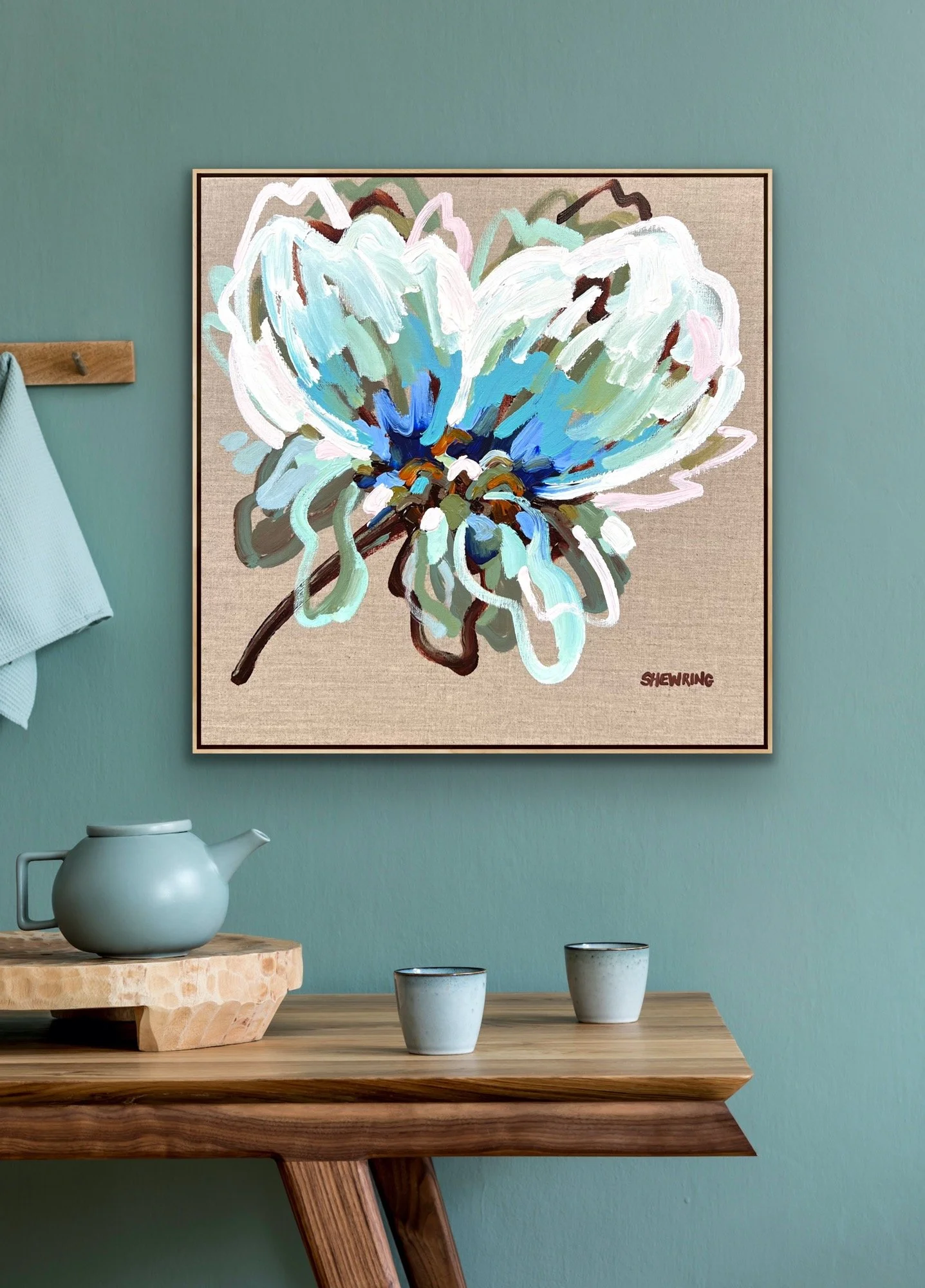 Sun On The Blue Flower - room 3.JPG