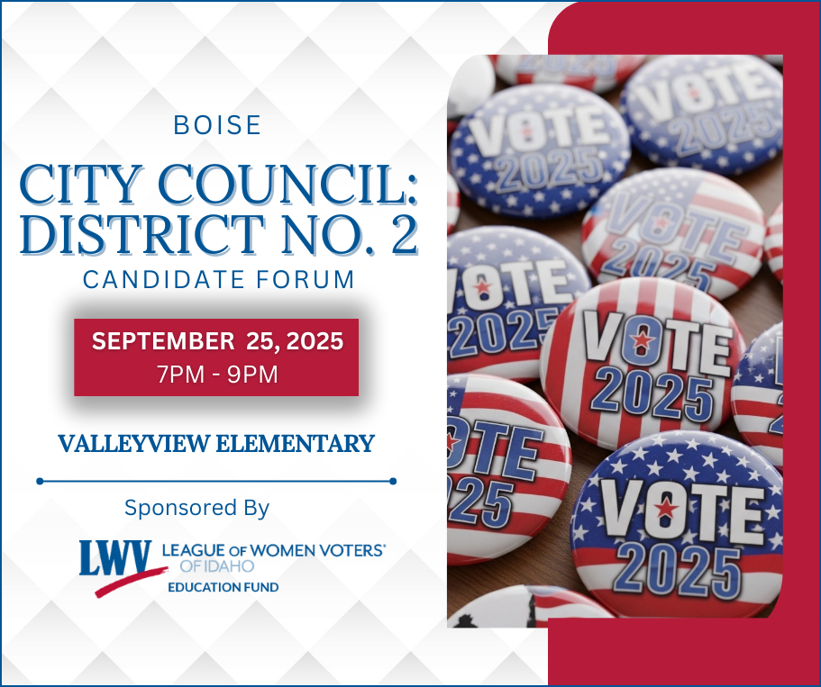 2025 Boise City Council Candidate Forum: District No. 2
