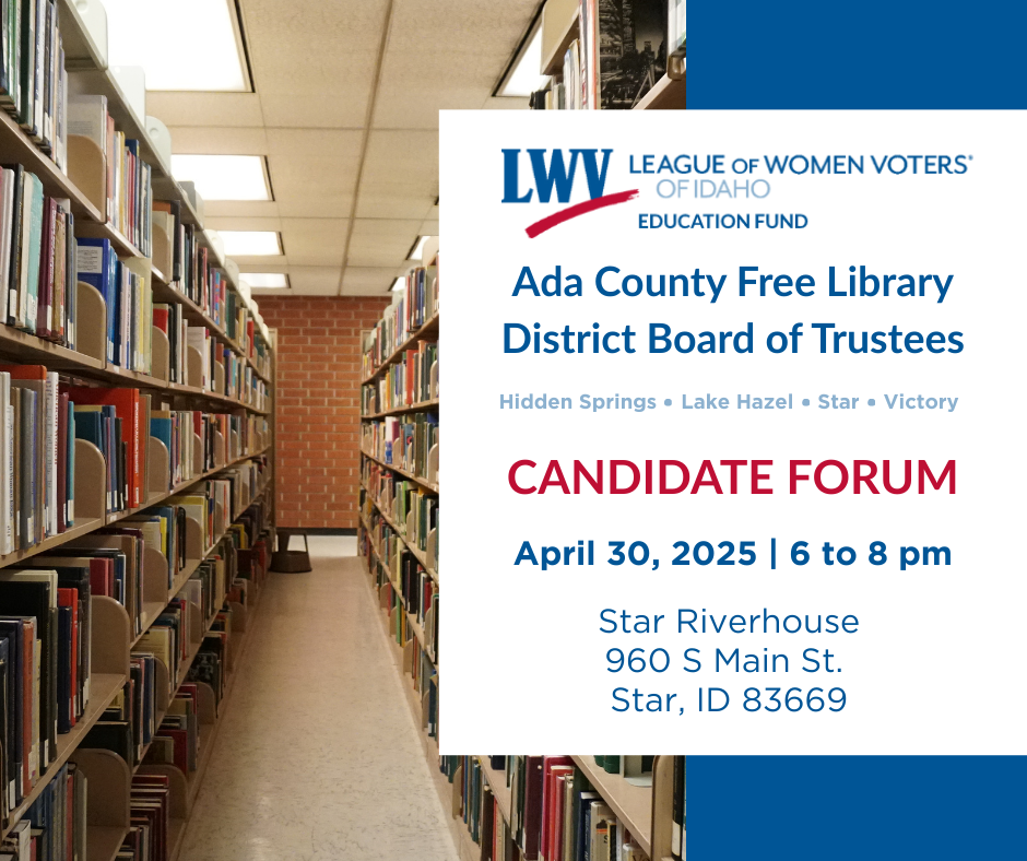 Ada County Free Library District Forum