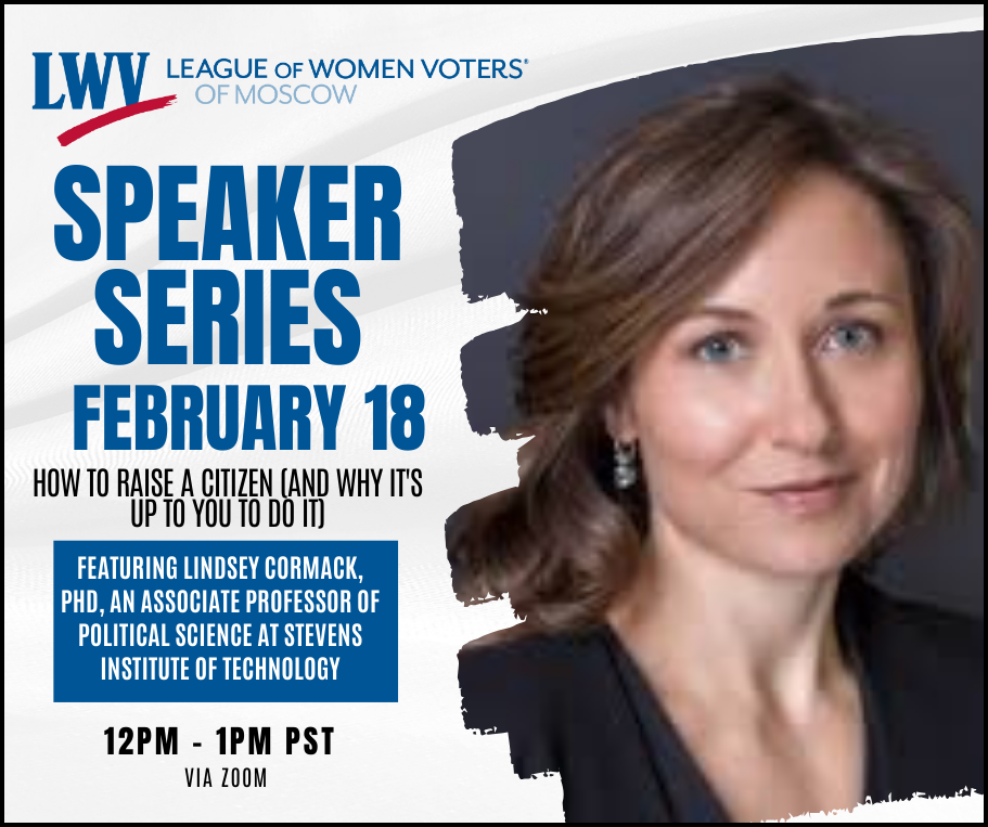 Speaker Series: How to Raise a Citizen (And Why It's Up to You to Do It)