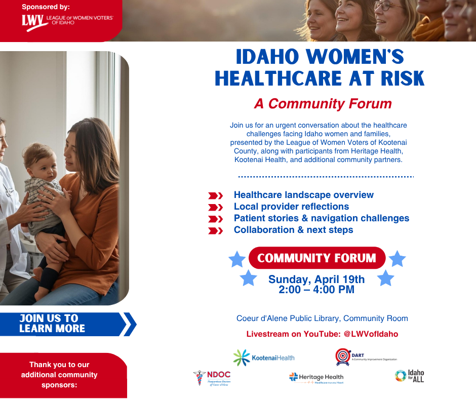 Idaho Women's Healthcare at Risk: A Community Forum