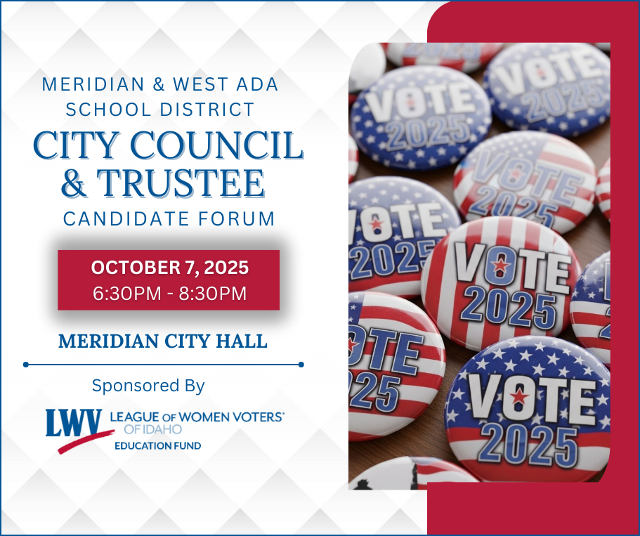 2025 Meridian & West Ada City Council and Trustee Forum