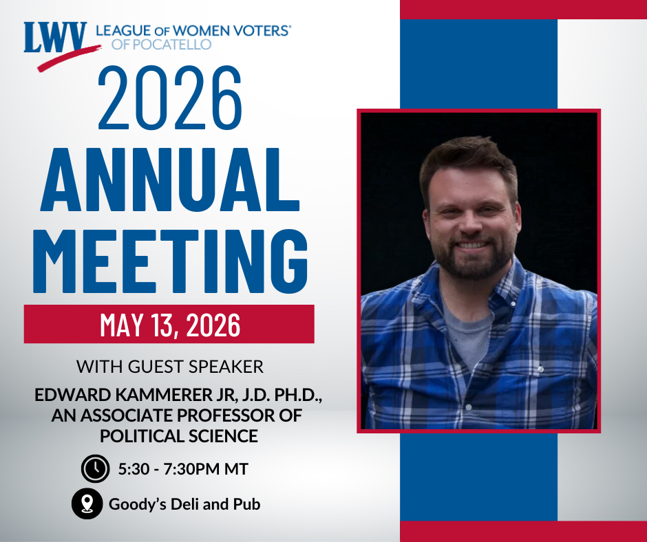 2026 League of Women Voters of Pocatello Annual Meeting