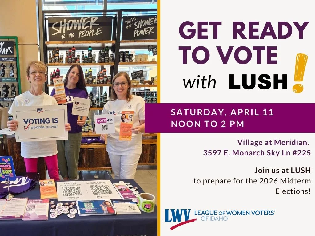 Voter Registation Event at Lush