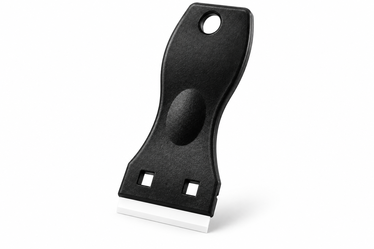 Black Ergonomic Scraper with White Blade.png
