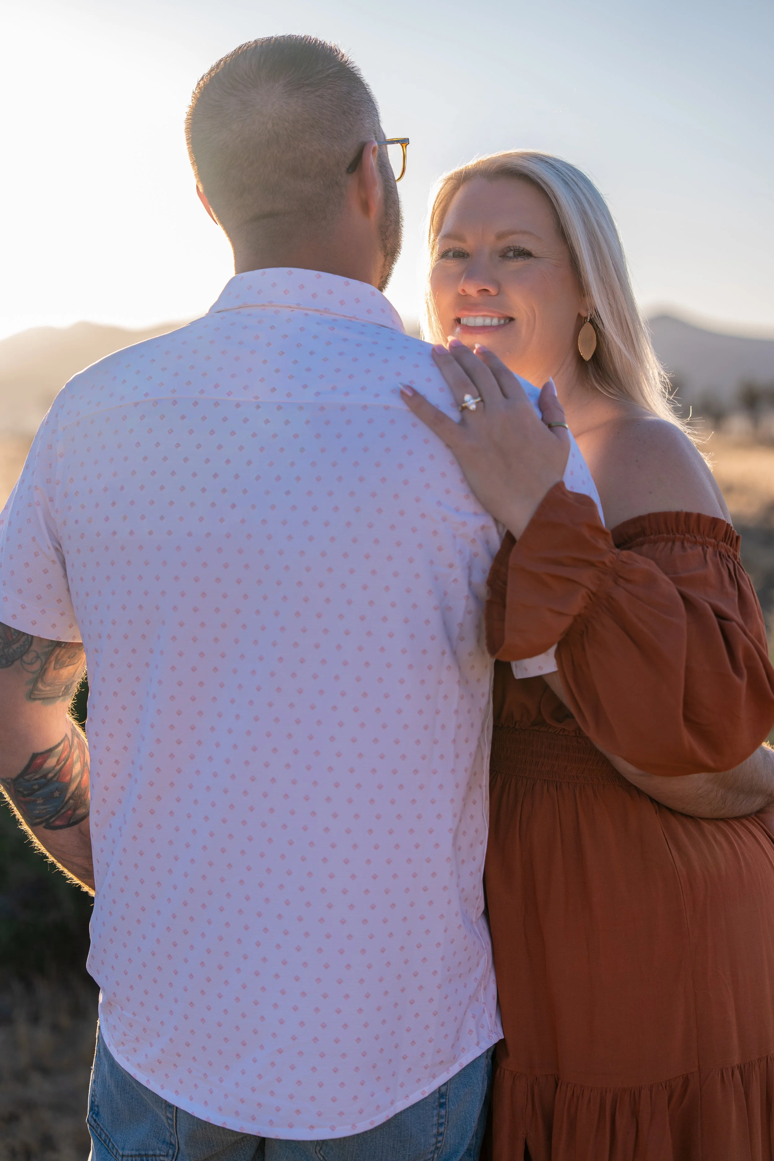 Engagement, Couple, Joshua Tree, Golden Hour, SoCal Photographer