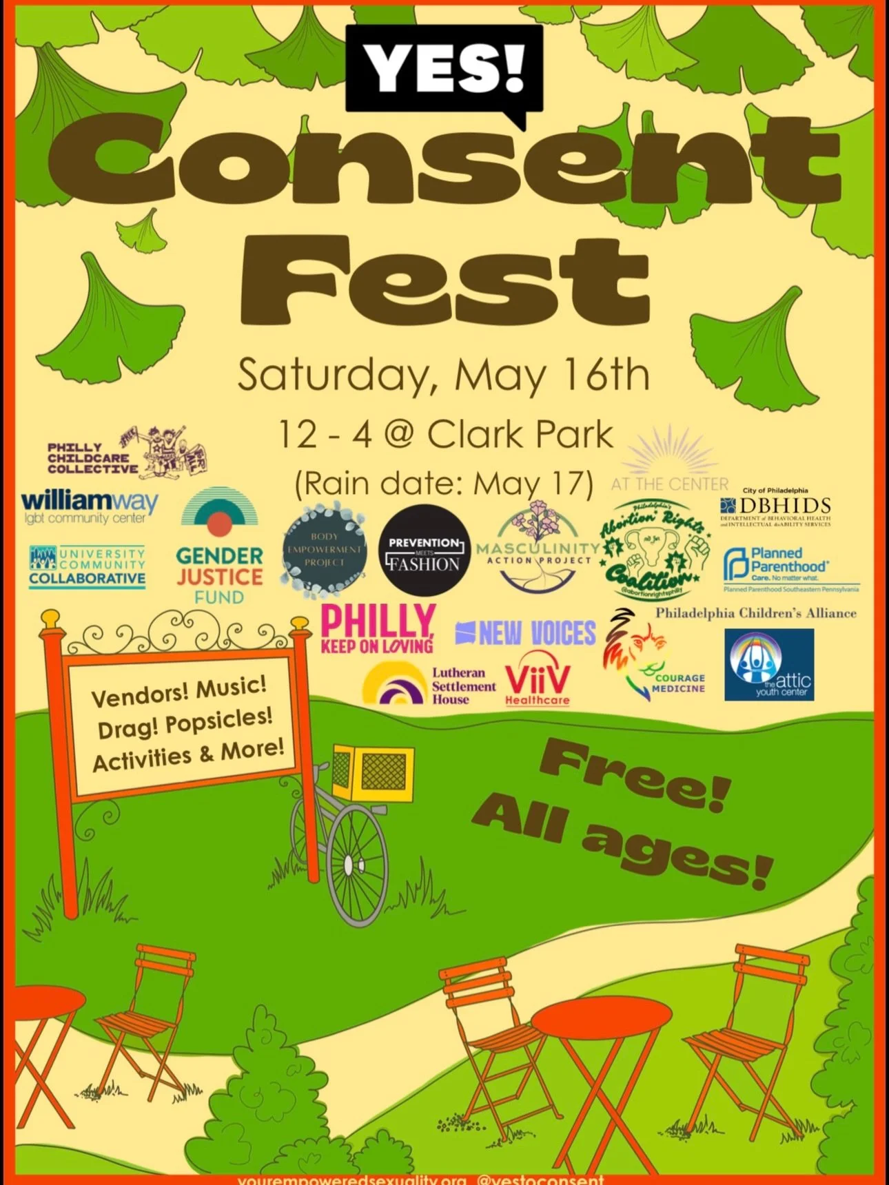 Come find us at ConsentFest this Saturday! 
Clark Park | 12-4 pm @yestoconsent 

We&rsquo;ll have cute stickers (swipe for a little preview), bubbles, ring pops and a bunch of other fun treats to share!! 😍

So many amazing local orgs, cute vendors a
