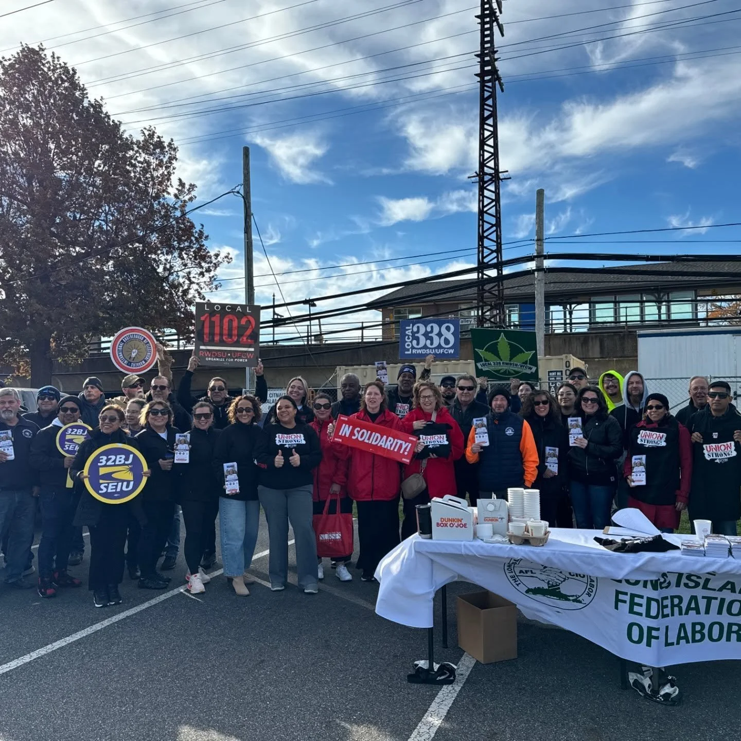 This campaign is for the people, by the people.
I am proud to be the labor union candidate for #LD14 and honored to stand with the hardworking men and women who keep Nassau County running every single day.

Thank you to our labor partners for standin