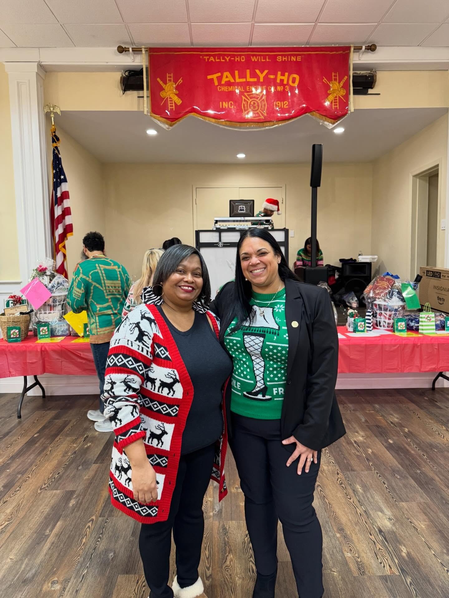 The holiday season is officially here! Over the past few days, I&rsquo;ve had the joy of joining our neighbors at the @valleystreamvillage Tree Lighting, the @inc.village.lynbrook.ny Tree Lighting, and the @lynbrook_kiwanis Ugly Sweater Fundraiser. I