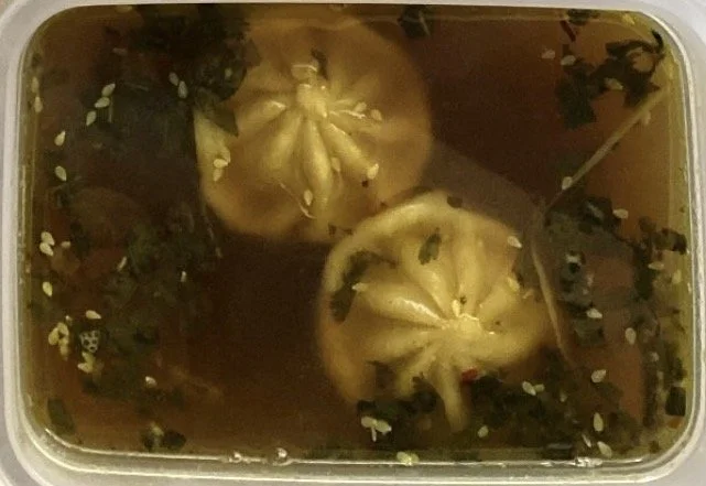 Asian-Style Dumpling Soup