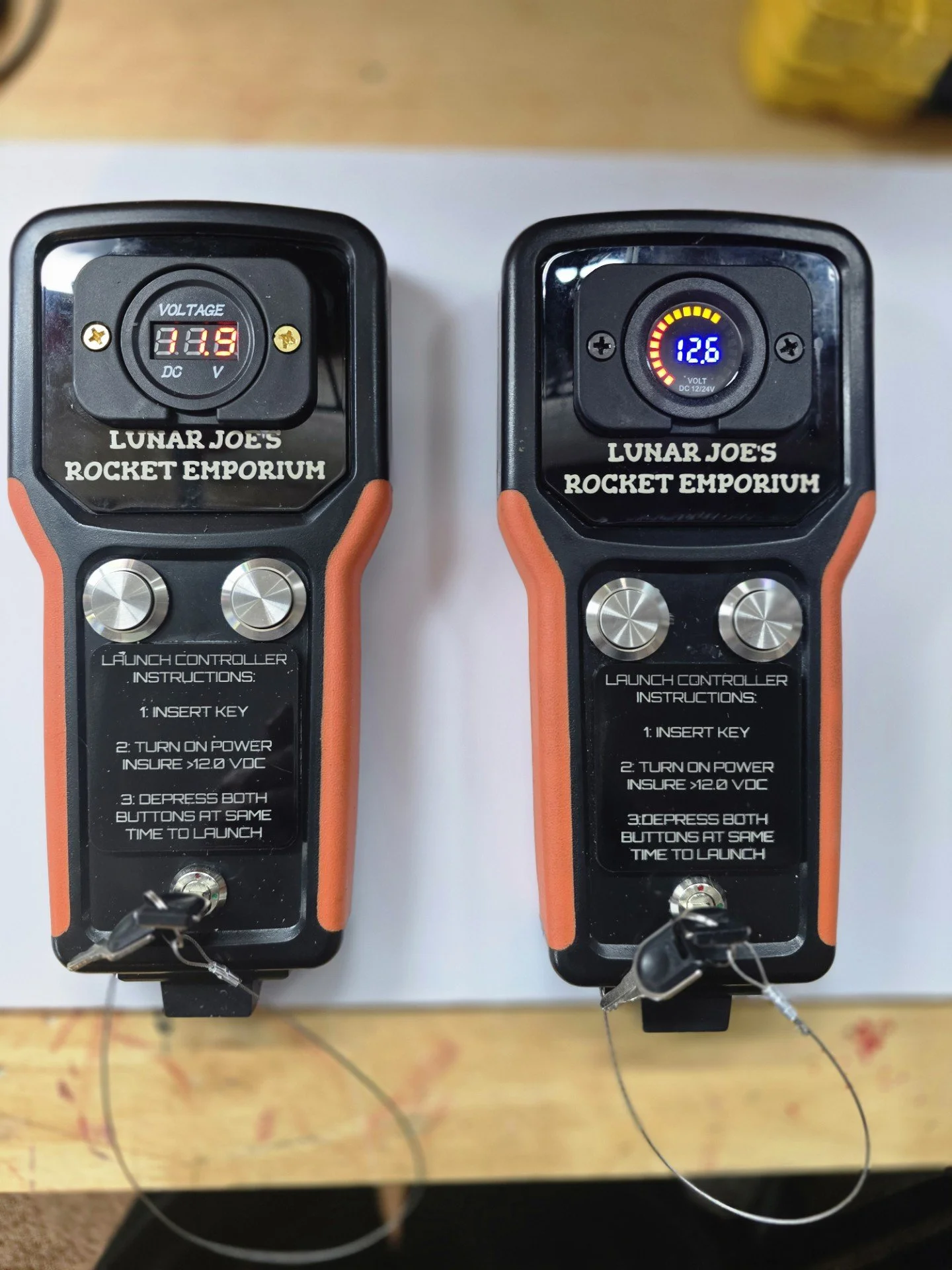 LUNAR JOE'S HANDHELD LAUNCH CONTROLLER